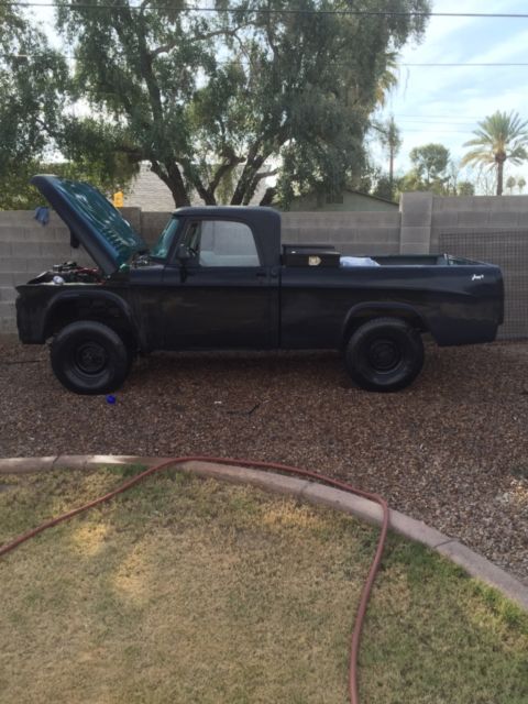 1962 Black Dodge Power Wagon