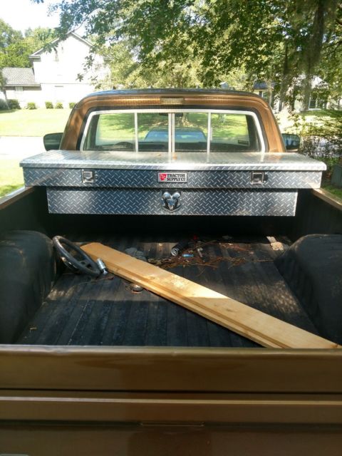 1977 Gold Dodge Power Wagon Standard Cab Pickup