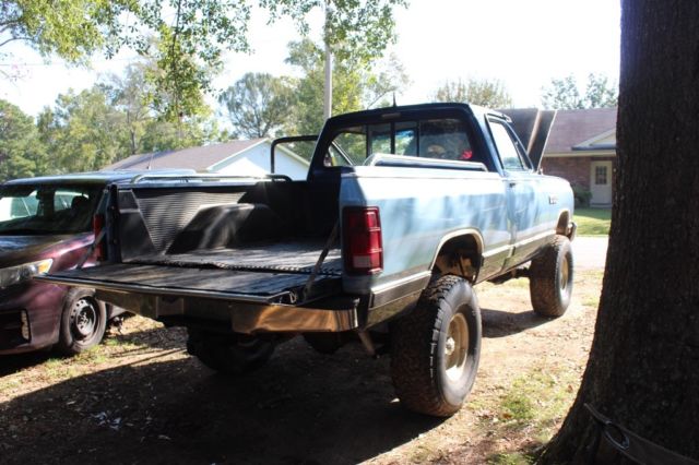 1985 Blue Dodge Power Wagon Wagon