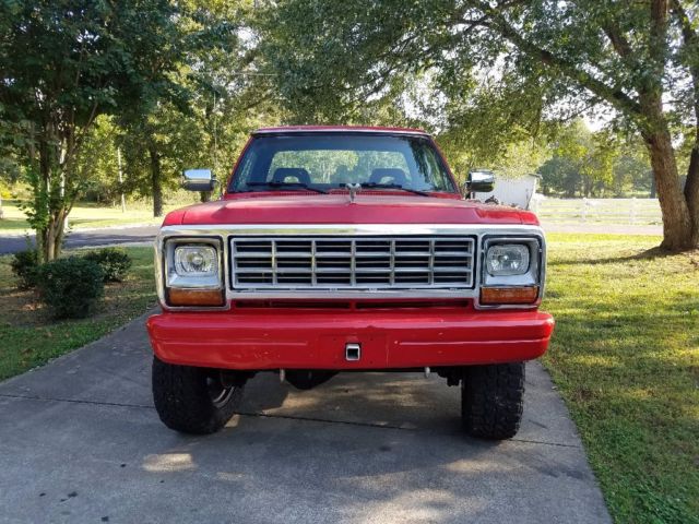 1989 Red Dodge Ram 2500 Standard Cab Pickup