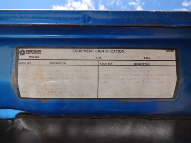 1993 Blue Dodge Other Extended Cab Pickup