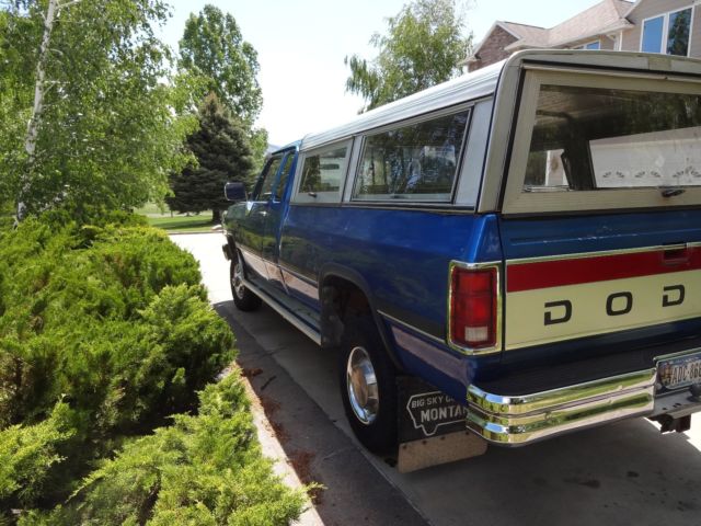 1993 Blue Dodge Other Extended Cab Pickup