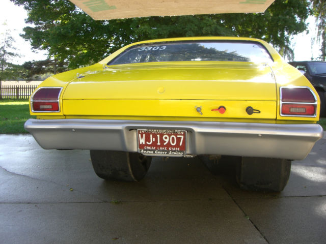 1969 Yellow Chevrolet Chevelle Coupe