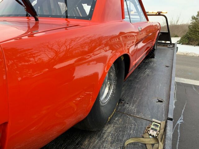 1965 Orange Ford Mustang