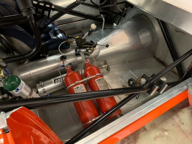 1965 Orange Ford Mustang