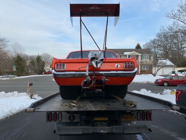 1965 Orange Ford Mustang