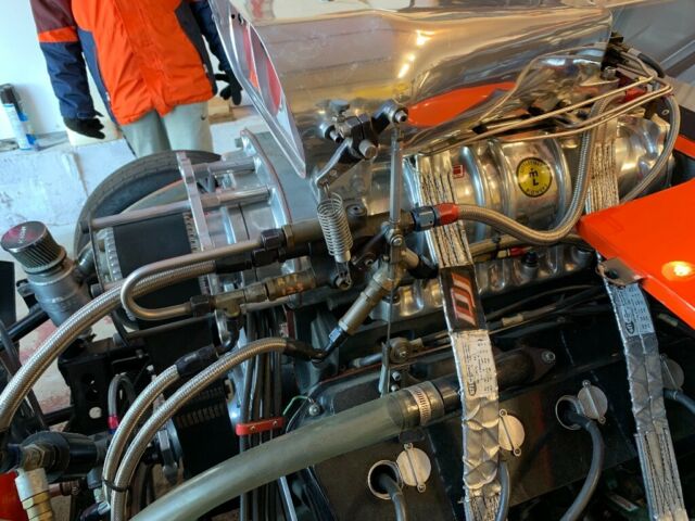 1965 Orange Ford Mustang