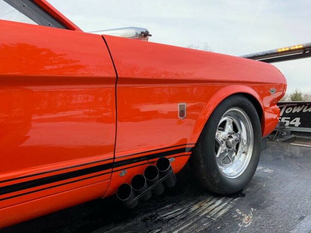 1965 Orange Ford Mustang