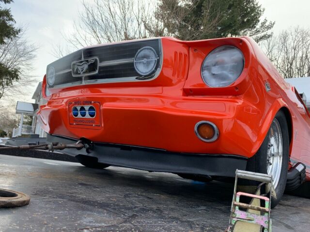 1965 Orange Ford Mustang