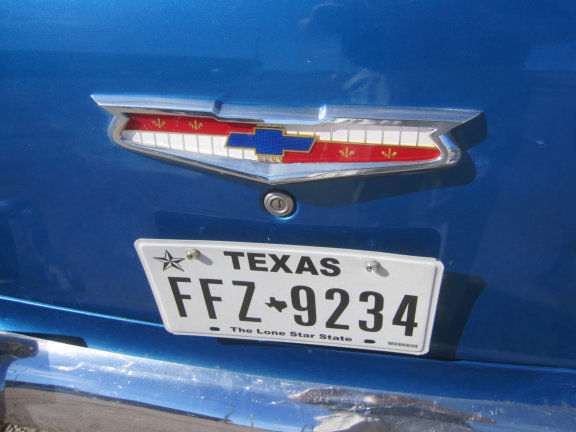 1955 Metallic Blue Chevrolet Bel Air/150/210 Sedan