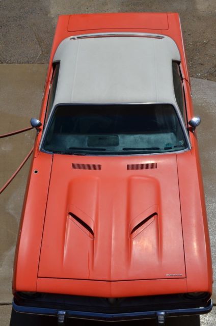 1974 Orange Plymouth Barracuda Coupe