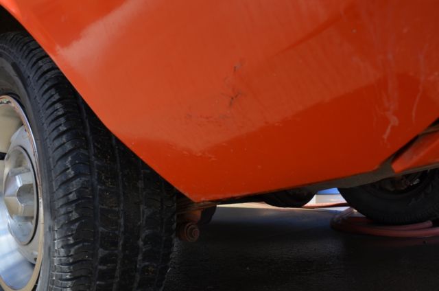1974 Orange Plymouth Barracuda Coupe