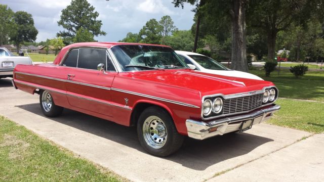 1964 Red Chevrolet Impala Coupe