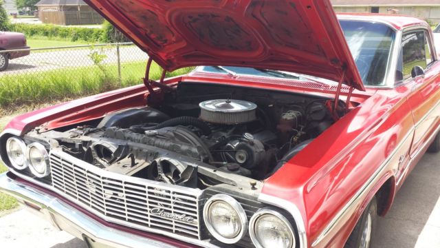 1964 Red Chevrolet Impala Coupe