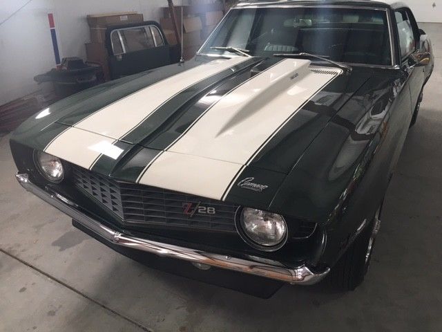 1969 Green Chevrolet Camaro