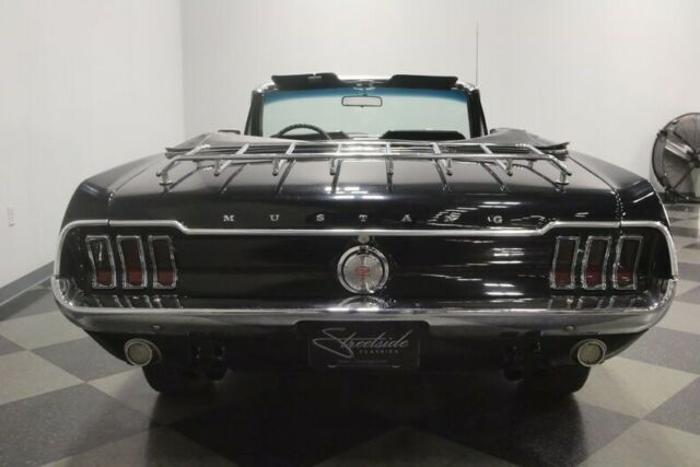 1968 Black Ford Mustang Convertible