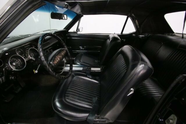 1968 Black Ford Mustang Convertible