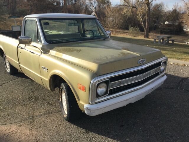 1970 Gold Chevrolet C-10 Standard Cab Pickup