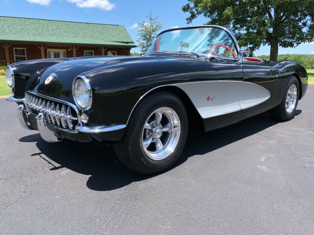 1957 Black Chevrolet Corvette Convertible