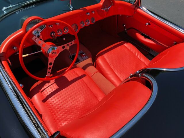 1957 Black Chevrolet Corvette Convertible