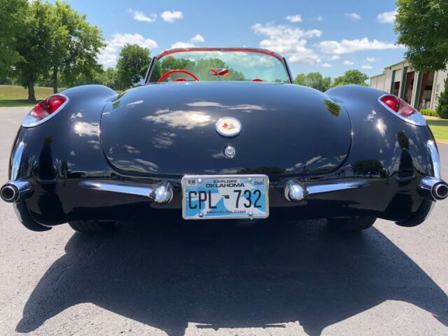 1957 Black Chevrolet Corvette Convertible