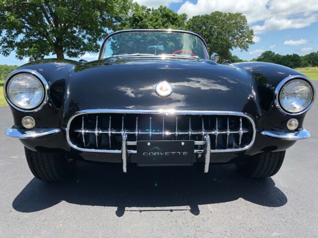 1957 Black Chevrolet Corvette Convertible