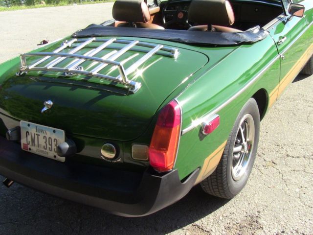 1977 Brooklands Green MG MGB Convertible