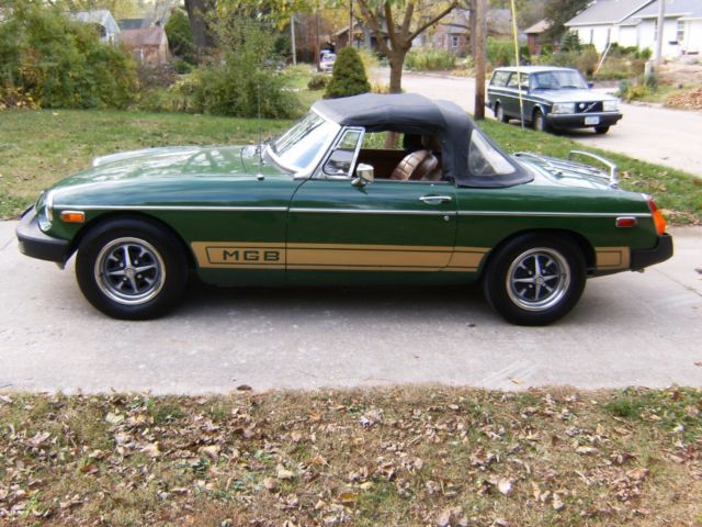 1977 Brooklands Green MG MGB Convertible