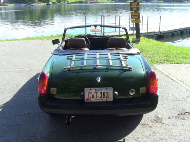 1977 Brooklands Green MG MGB Convertible