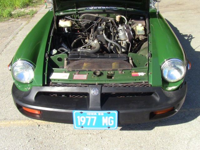1977 Brooklands Green MG MGB Convertible