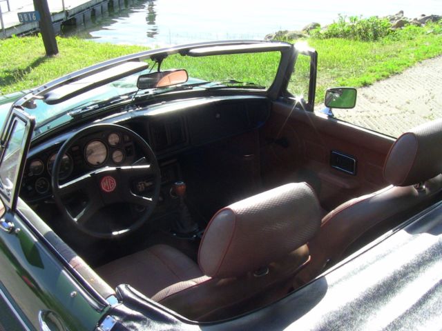 1977 Brooklands Green MG MGB Convertible