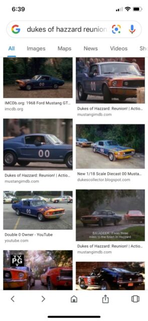 1968 Blue Ford Mustang Coupe