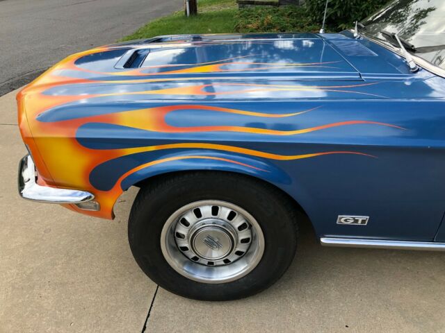 1968 Blue Ford Mustang Coupe