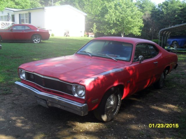 1975 Red Plymouth Duster