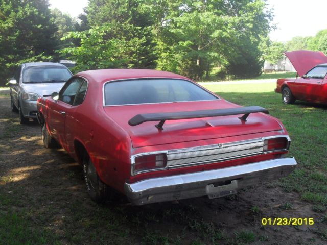 1975 Red Plymouth Duster