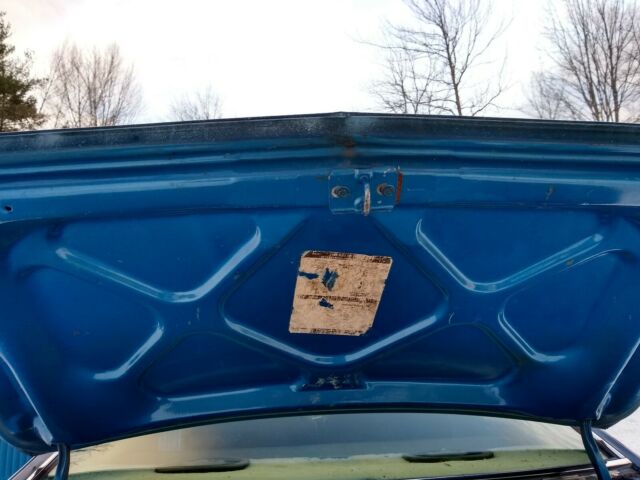 1973 Blue Plymouth Duster Coupe