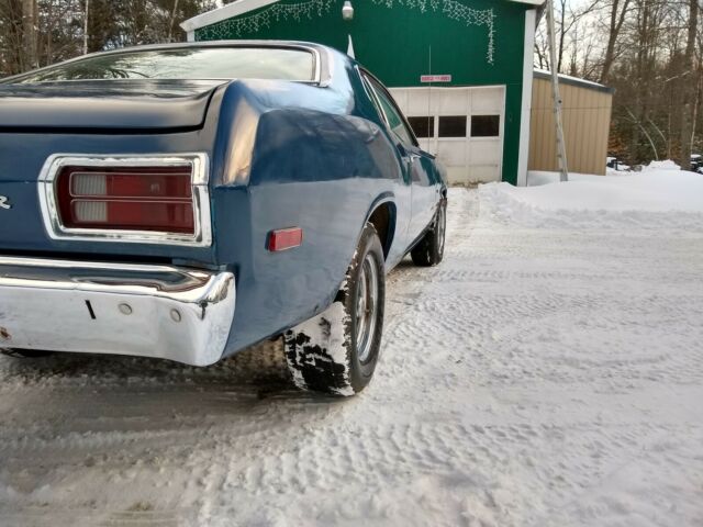 1973 Blue Plymouth Duster Coupe