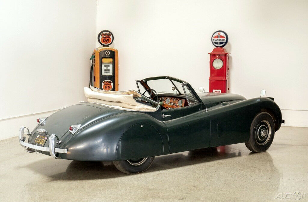 1953 Green Jaguar XK Convertible
