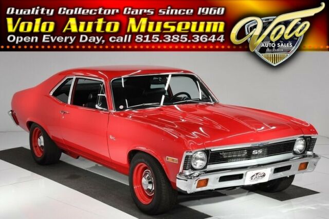 1972 Red Chevrolet Nova Coupe