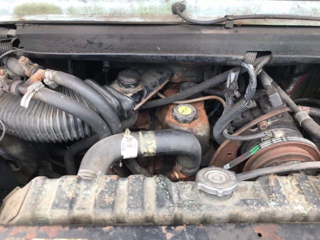 1986 Blue Ford E-Series Van Van