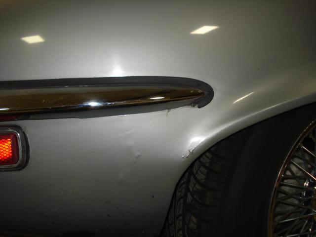 1974 Silver Jaguar E-Type Convertible