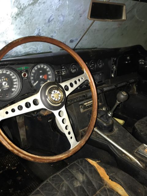 1969 Green Jaguar E-Type Convertible