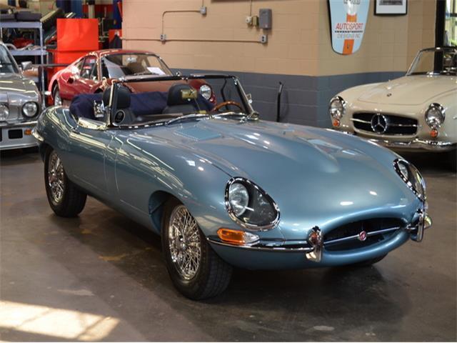 1967 Blue Jaguar E-Type --