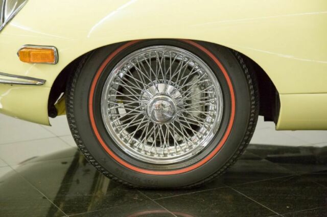 1969 Pale Primrose Jaguar E-Type Series II Convertible --