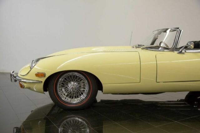 1969 Pale Primrose Jaguar E-Type Series II Convertible --