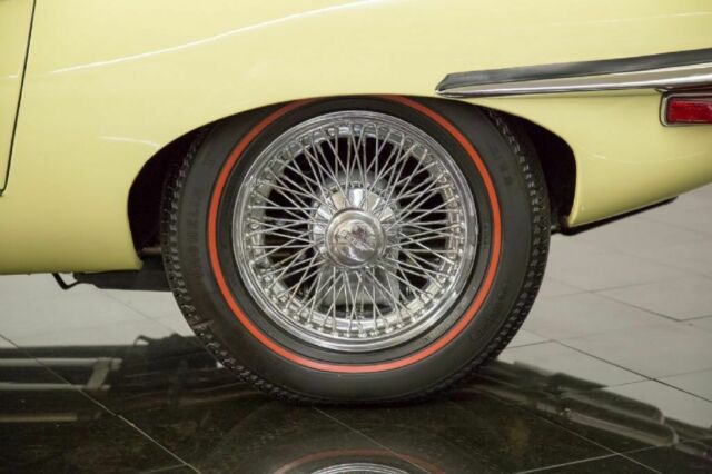 1969 Pale Primrose Jaguar E-Type Series II Convertible --