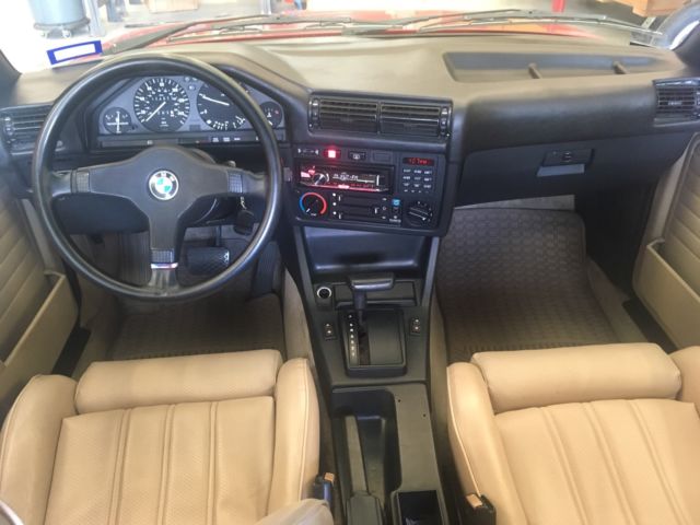 1986 Red BMW 3-Series Coupe