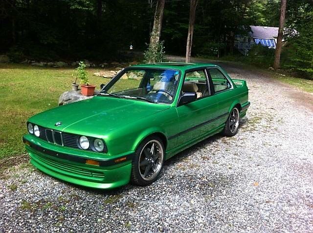 1985 LIMETIME HOUSE OF COLOR GREEN BMW 3-Series Coupe