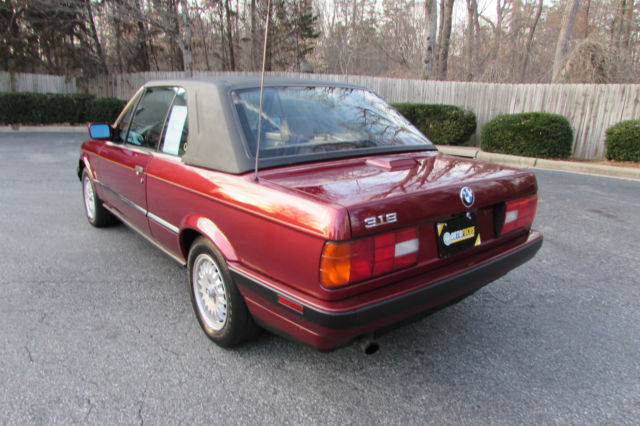 1992 Calypso Red BMW 3-Series Convertible