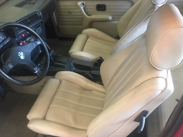 1986 Red BMW 3-Series Coupe